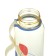 Water bottle, 600 ml, 20 x 7 cm, with sieve, yellow