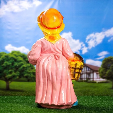 Garden figure "mother -in -law with cabbage", 50 × 37 × 90cm-5