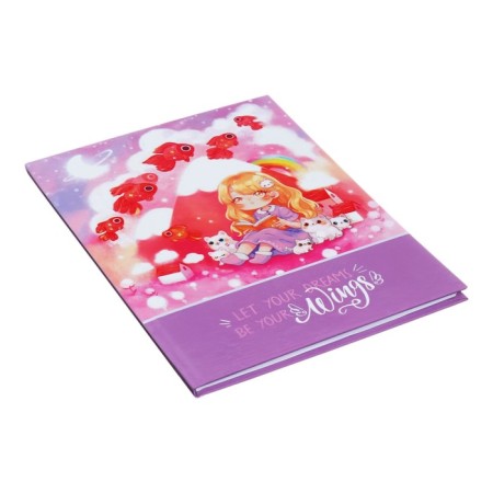 Diary for grades 1-4 "Amazing nearby", solid cover, glossy lamination, 48 sheets-1