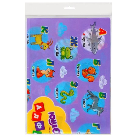 Gluebring table for pvc creativity (folding), 700 x 500 mm, Yunland "Alphabet"-5