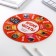 A set of magnetic bookmarks 8 pcs on a round substrate "Beasts"