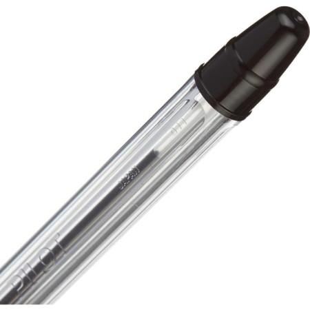 Ballpoint handle Pilot BPS-GP, rubber emphasis, 0.7mm, oil base, black rod-3