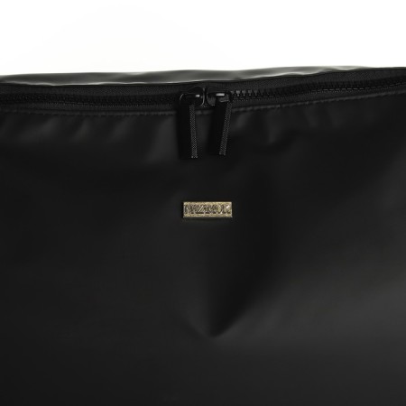 Sports bag with lateral pockets, black color-6