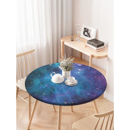 The tablecloth “Fascinating Dali”, round, oxford, elastic band, size 120x120 cm, diameter 75-100 cm-2