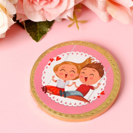 Chocolate medal "With Love", 25 g-1