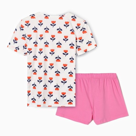 Female pajamas (T -shirt, shorts), milk color, size 48-4