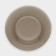 Small glass plate "Warckeshop Brows", D = 22 cm, brown color