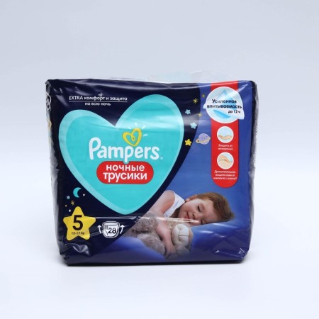 Pampers diapers Night, 12-17 kg, 28 pcs.