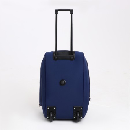 Road bag on wheels, a lightning department, with an increase, an outer pocket, blue color-3