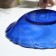 Deep plate Sea Brim, d = 20 cm, 650 ml, glass, blue color