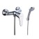 Shower mixer BOOU B8282-4A, shower set, 40 mm cartridge, brass, chrome