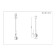 Suspension EVOLUCE. Sle1096-103-01. Aveiro. 1x5 W, G9, 4000K, 15x15x32 cm, chromium color