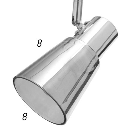 Economic lights Crown 2x60W E14, chrome 44x10x23 cm-4