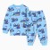 Pajamas for boys, blue color/tractor, height 104 cm