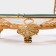 Serving vase "Haigarden", 18.5 × 18.5 × 19 cm, removable handle, gold of gold metal