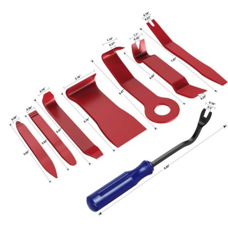 A tool for parsing plastic in a car, reinforced, set of 8 items-1