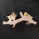 Suspended decor "A twig with two birds" color, 24x5x11cm