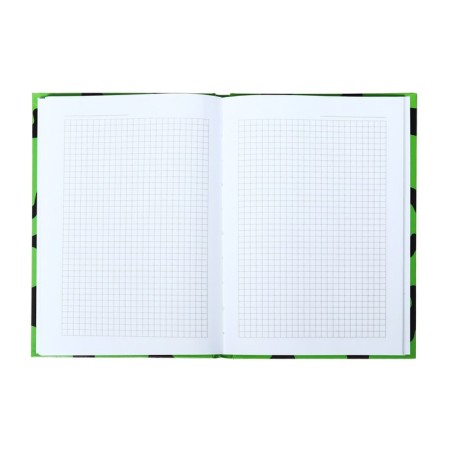 Notebook A5 80 sheets in the “Smiles” cage, solid cover, glossy lamination, OFSET block 65 g/m2-3