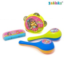 A set of musical instruments 