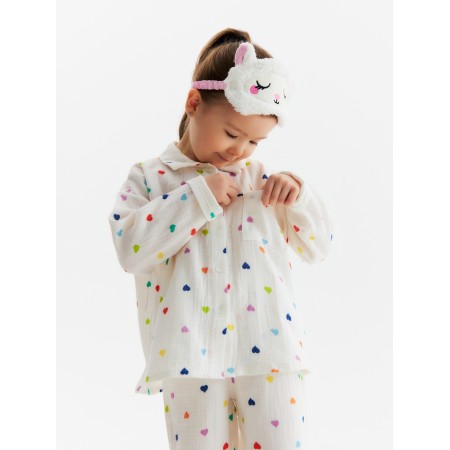 PAZHAMA Children's KAFTAN "Muslin", p. 34 (122-128 cm)-3