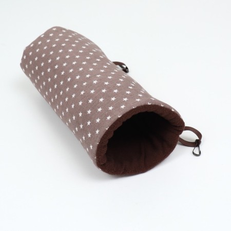 House "Ring" for rodents, 25*10*10 cm, whirlwind, brown-3