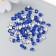 Decor for creativity in the bottle "Rhinestones. Bright blue" set 250 pcs d = 0.6 cm 4x3x3 cm