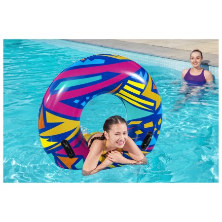 Circle for swimming "Geometry", d = 107 cm, color mix, 36228 Bestway-5