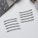 Hair clip "Wave" 5.6 cm, black (set 20 pcs)