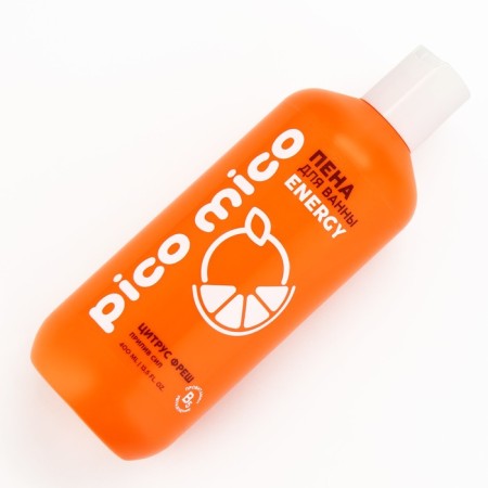 Пена для ванны, прилив сил, 400 мл, аромат цитрус-фреш, PICO MICO-3
