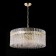 Crystal chandelier Gerhort G22037/12GD+CL, 12x40W, E14, 90x60x60 cm, gold color