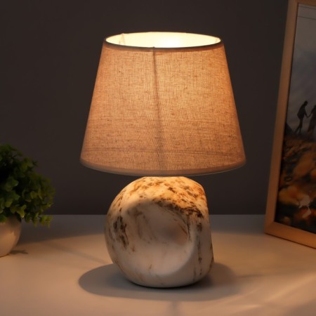 Table lamp "Adelia" 1x40W E14 beige 14.5x14.5x20.5 cm Risalux-2