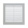 Ventilation grate TDM SQ1807-0022, 203x203 mm, detachable, with a mosquito net