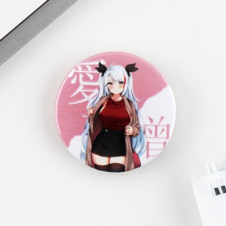 The icon of the sunset anime "Love and hatred", d = 3.8 cm-2