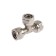 ValTec tee, crimping, 16 mm