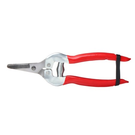 Garden scissors, 7 "(18 cm), with metal pens, rubberized handle, Greengo-11
