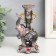 Souvenir Polystone SPREASE "Elephant on a pedestal in a blade with flowers" 15.5x8x7.5 cm