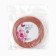 A satin decorative ribbon “The most beautiful”, pink, 1 cm x 22.5 m