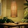 Lamp ceiling from the rattan "Vibava" 1x120W, E27, 20x20x55 cm