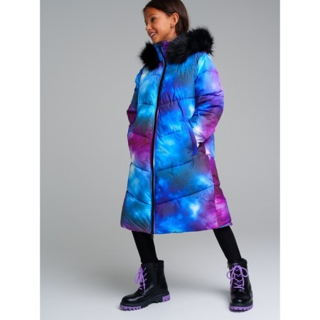 Coat for a girl, height 128 cm-6