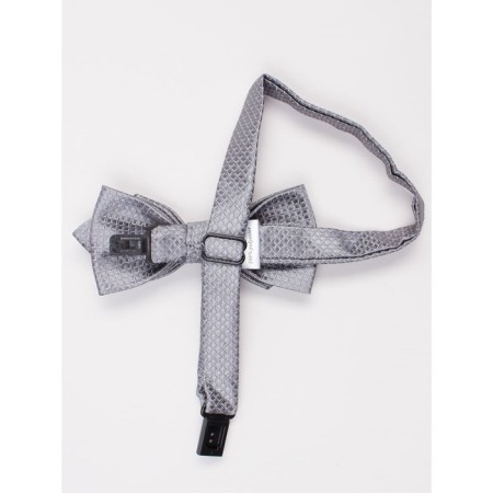 Bow tie for ISEE boys, gray color-2