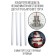 A set of dowels for confectionery products of the share, d = 1 cm, 30 cm, 8 pcs