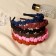 Hair cap "Felicia" hearts, 1.5 cm, mix