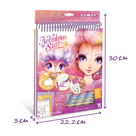 Nebulous Stars Petulia coloring set "Persian sketchbook"-9