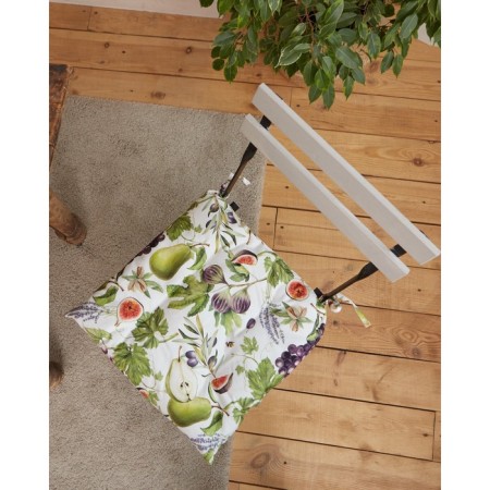 Siddle for a chair "Ethel" Fruit Garden 42x42cm, 100% cotton, 190 g/m2-4