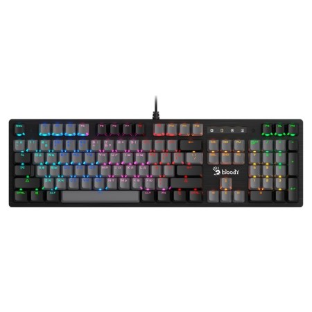 Keyboard A4Tech Bloody B828N Mechanical Black/Gray USB for Gamer LED (B828N (Grey+BLAC 10046