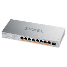 Коммутатор Zyxel XMG-108HP-EU0101F (L2) 8x2.5Гбит/с 1SFP+ 8PoE++ 100W неуправляемый