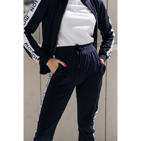 Female ishomine is a suit, size 50, dark blue color-13