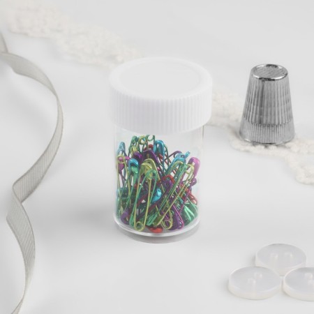 English pins, 22 mm, 50 pcs, chameleon color-2