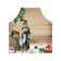 Apron of a kitchen with a photocrint "Charming Snowman", adjustable, size OS
