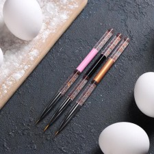A set of confectionery brushes for decoration, 3 pcs